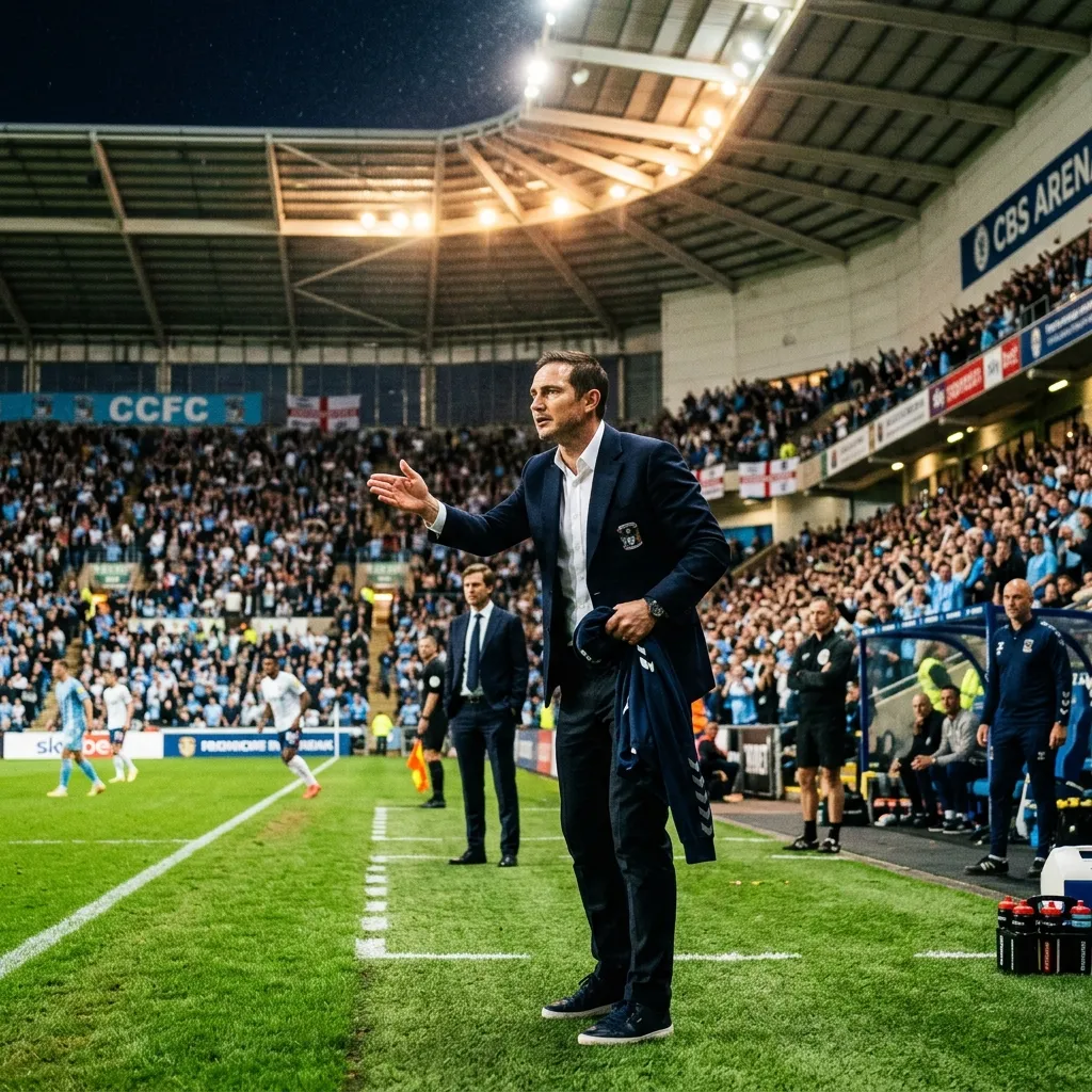 Frank Lampard and Doug King at Coventry City CBS Arena