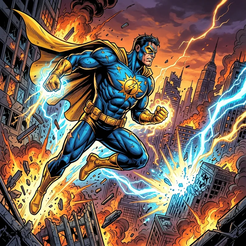 Invincible season 5 animated superhero action scene inspired by the comic book series