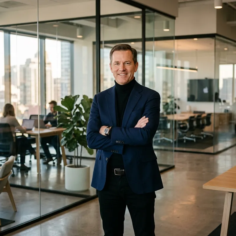 John Ternus, the new CEO of Apple, in a professional portrait